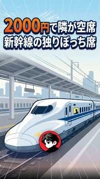 新幹線の「独りぼっち席」隣が空席になる2000円の座席とは #新幹線 #SWorkPシート #東海道新幹線