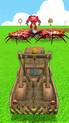 Sally Carrera In Trouble Evil Mcqueen Team vs Mater Gmod Garry's Mod #shorts