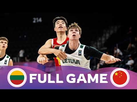 Group Phase | Lithuania v China | Full Basketball Game | FIBA U17 Basketball World Cup 2026