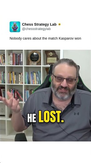 Nobody cares about the match Kasparov won