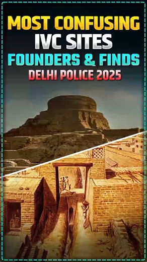 FOUNDERS & FINDS OF INDUS VALLEY CIVILISATION | UP LEKHPAL / DELHI POLICE 2025