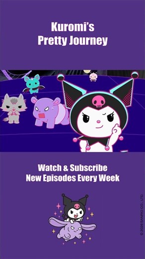 Kuromi Power Entry | Kuromi's Pretty Journey S02 #shorts