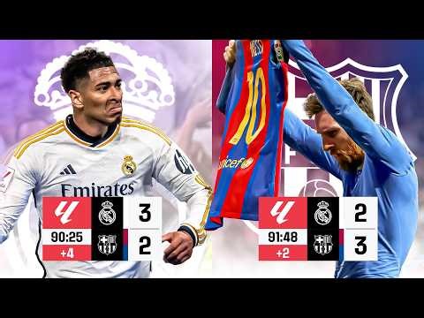 Finales de infarto en ELCLÁSICO ⏰ | LALIGA EA SPORTS