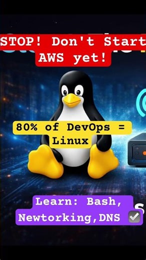 Start DevOps with Linux 🐧 #devops #cloudcomputing #linux #aws
