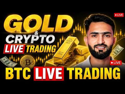 🔴LIVE GOLD TRADING , BTC TRADING /XAUUSD LIVE /BTCUSDLIVE #goldtrading #livetrading @KRISHNACRYPTO1