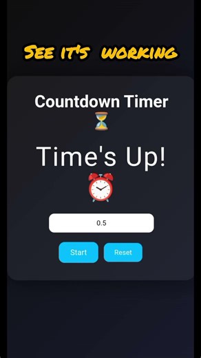 Countdown Timer with HTML CSS & JavaScript ⏳ | Cool UI Project