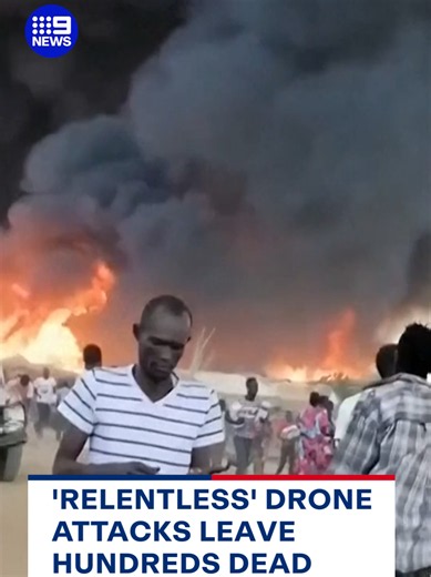 The United Nations have condemned a series of drone strikes across Sudan that killed dozens of civilians, including four members of a family in Khartoum, and damaged critical infrastructure as the country’s war enters its fourth year. #9News