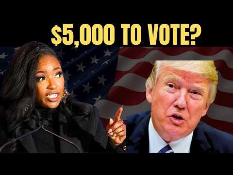 “$5,000 Bribe?”: Jasmine Crockett Challenges Trump’s Voting Promise