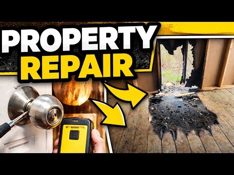 No Key? No Problem. Gaining Access, Fixing a Lock & Repairing Fire Damage