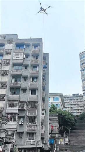 Heavy-Lift Quadcopter DRONE High-Rise Balcony Hoist 🛸