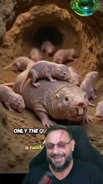 Does this animal defy the laws of nature? Is it immortal? #biologohenrique #nakedmolerat #biologist