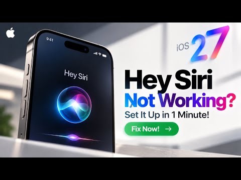 Hey Siri Not Working? How to Set Up Siri on iPhone in 1 Minute