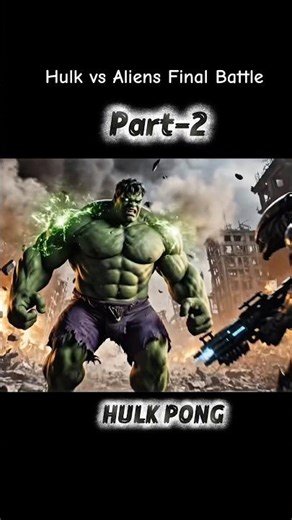 Hulk vs Aliens Final Battle 😱 | Last Part | #HulkVsAliens #shorts #hulk #AlienAttack #HulkHindi