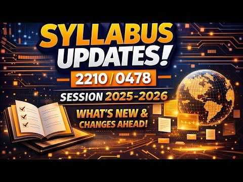 O Level Computer Science NEW Syllabus 2025-2026 EXPLAINED | Complete Breakdown