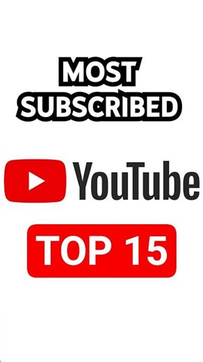 The BIGGEST Channels On YouTube!