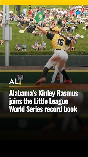 Alabama's Kinley Rasmus joins LLWS record book