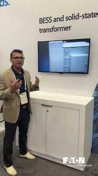 New Eaton Medium Voltage Solid-State Transformer discussed at ACT Expo 2026