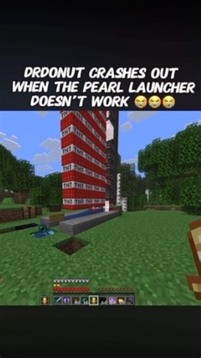 DRDONUT CRASHOUT 😂😂😂 #minecraft #drdonut #clips #shorts #viralshorts