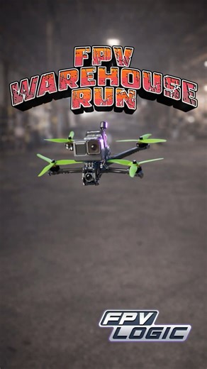 Flying FPV Logic in a Warehouse (Freestyle)
