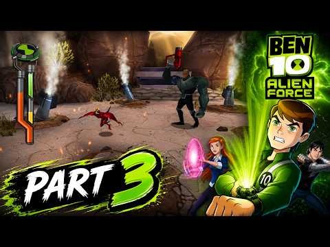 Ben 10 Alien Force Gameplay Walkthrough Part 3 - Bombs Away! Mission (Vulkanus Boss Fight)!