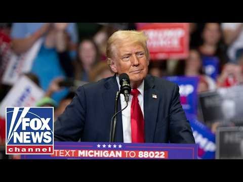 President Trump delivers remarks at a rally in North Carolina