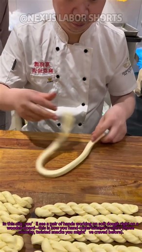 Hand-Twisting Dough into Crullers Classic Homemade Snack Skill #HomemadeSnacks #TraditionalFoodCraft