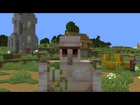 Minecraft Hardcore Beginner Tutorial: Perfect No Damage Iron Golem Kill