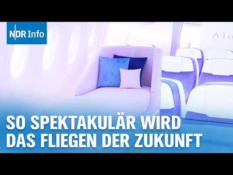 Luftfahrt-Messe AIX in Hamburg: Sehen so die Flugzeugkabinen der Zukunft aus? | NDR Info