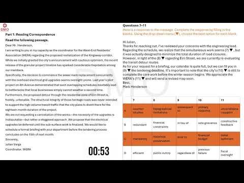 CELPIP READING MOCK TEST 2