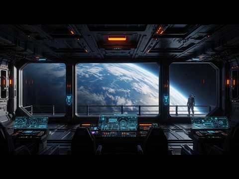 6 Hours of Deep Space Control Room Ambience – Engine Hum for Sleep (No Ads, 4K)