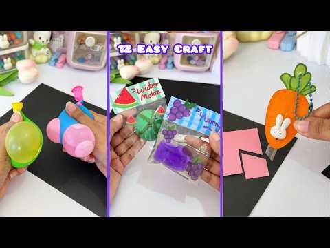 14 Easy craft ideas / miniature craft / how to make / DIY school project / Helena's Craft