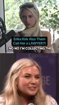 LEAKED: Erika Kirk Called a LAWYER?! She Said NOTHING?! 🤦🏼‍♀️