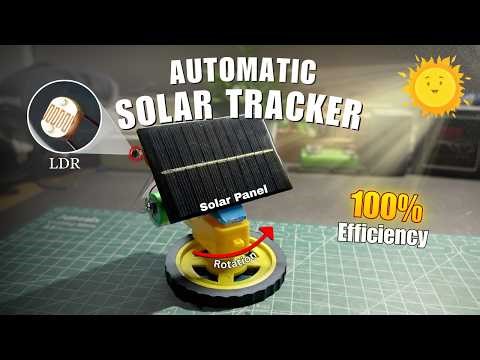 How to Make Automatic Solar Tracker without ARDUINO | 100% Energy Efficiency