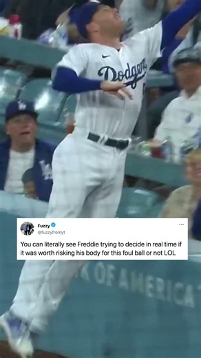 he jumped into the stands😲