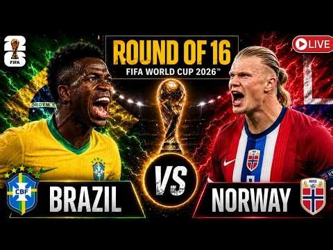 Brazil vs Norway - 2026 FIFA World Cup - Round of 16 - Live Stream Color Radio Broadcast