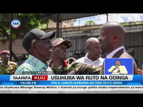 Raila Odinga Jr amuunga mkono William Ruto katika mikakati ya maendeleo nchini