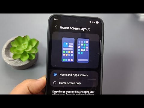 Samsung Galaxy S26, S26+ & S26 Ultra | Change Home Screen and App Screen Layout on Samsung S26