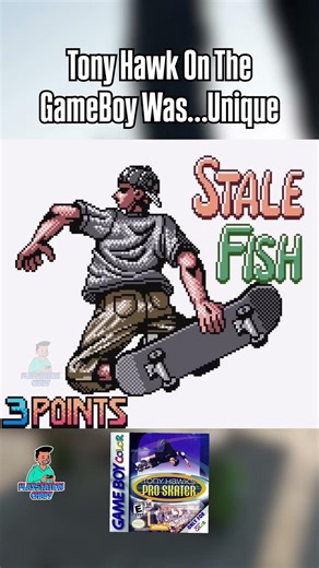 Tony Hawk On The Game Boy Color?! #tonyhawk #retrogaming #gaming