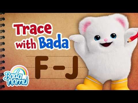 (NEW!) TRACE & SPELL WORDS!! ABC Dances Letters J-F | Nursery Rhymes, ABC & Kids’ Songs, Lullabies