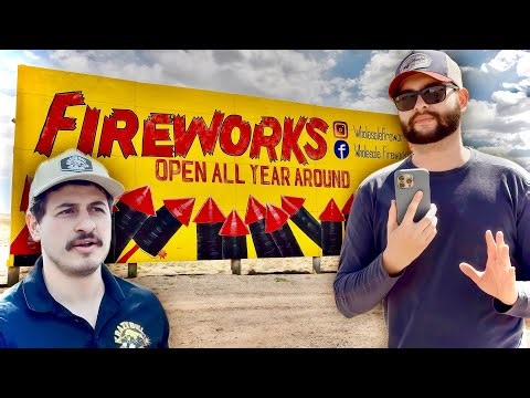 THE MOST UNIQUE FIREWORK SELECTION OF ALL…. Wholesale Fireworks Tour! 