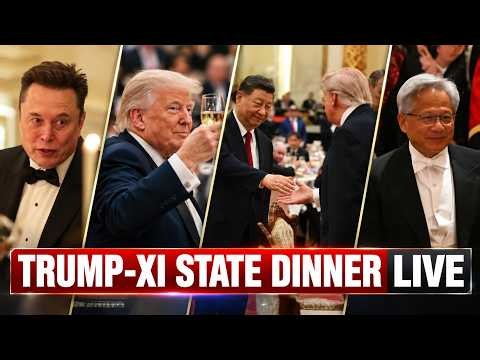 Xi Jinping White House State Dinner LIVE | Trump Hosts Chinese President After High-Stakes Talks