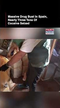 Spanish Police Detain Eight People And Seize Almost Three Tons Of Cocaine | Watch #shorts