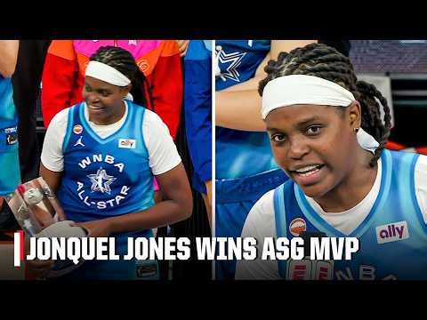 Liberty center Jonquel Jones wins WNBA All-Star Game MVP 🔥 | WNBA on ESPN
