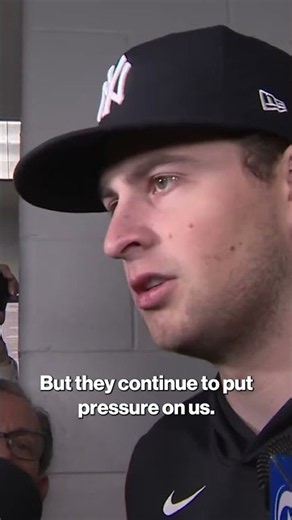 Cam Schlittler on Yankees committing three errors in the first inning of Game 2 #shorts