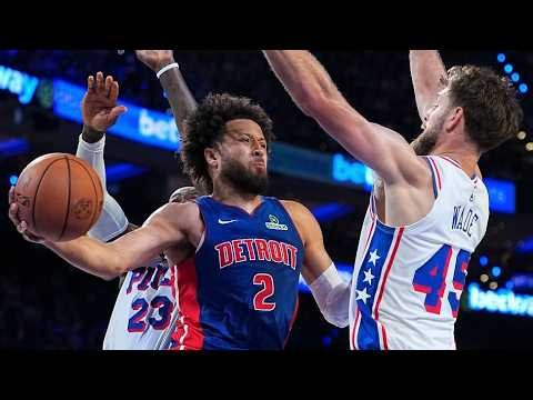 Philadelphia 76ers vs Detroit Pistons Full Game Highlights - October 25, 2026 | NBA Season