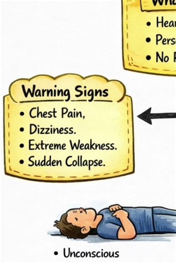 Cardiac Arrest 🚨 Easy Notes | CPR Basics | 30 sec Revision | PhysioMed Ayush