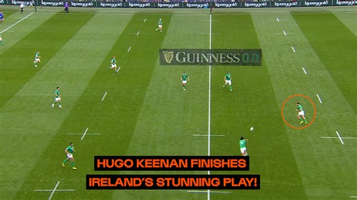 Huge from Hugo! Ireland pulls out the epic play against France! #GuinnessM6N | Guinness Men's Six Nations