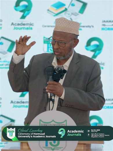 Hormuud University launches nine academic journals — inaugural issues presented