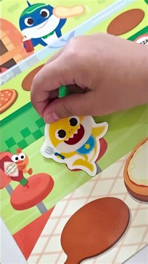 🥰 Baby Shark Sticker Play! #shorts