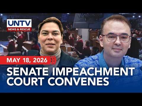 LIVE: The Senate convenes as Impeachment Court I May 18, 2026